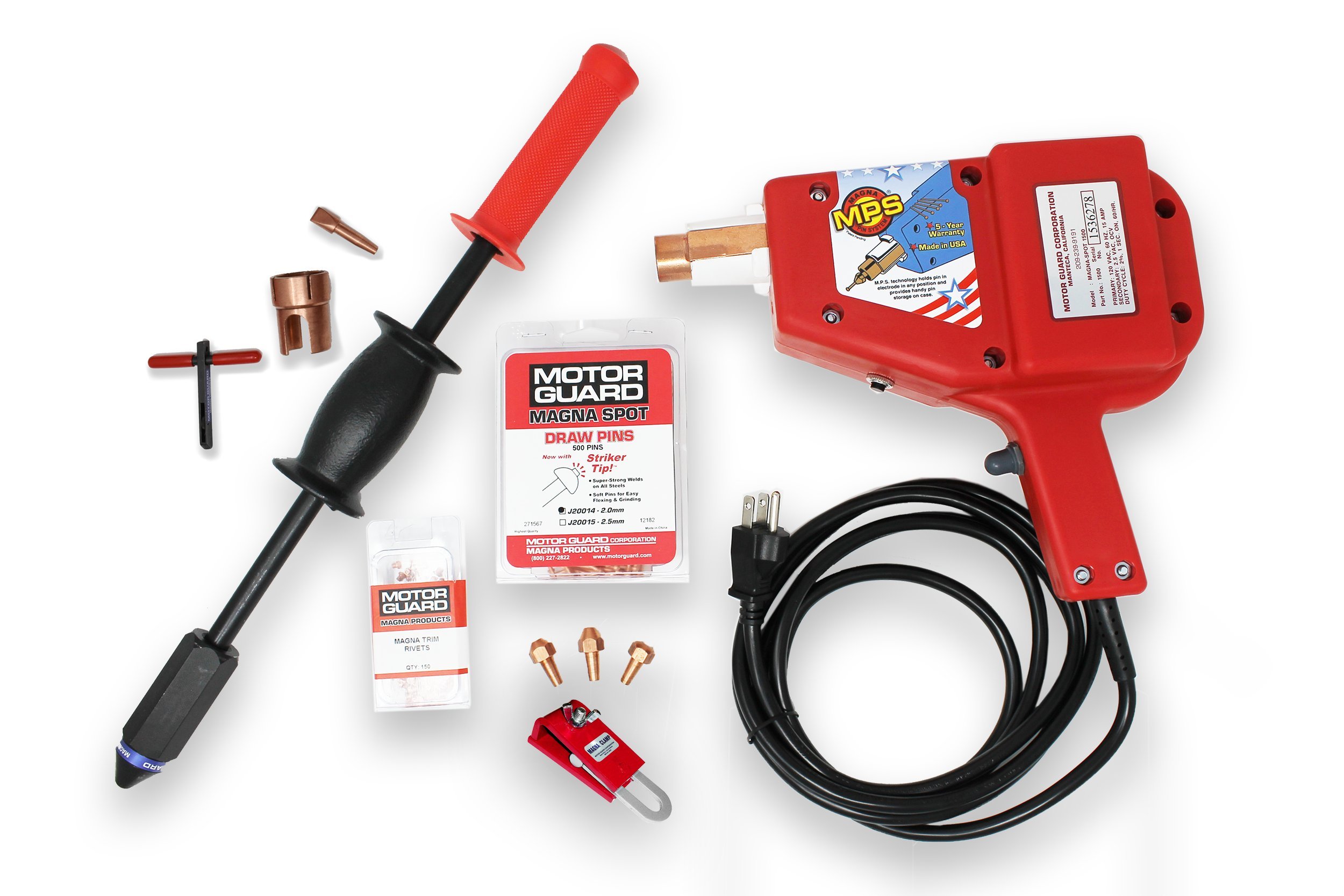 gander Down Peveril ガンダー Motor Guard JO1550 Magna-Spot Deluxe Studwelder Kit,Small - Stud